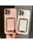 iPhone 15 Pro Için Çizilmez Telefon Kapağı Yapay Elmas Dekor Dikdörtgen Kickstand Tpu Kılıf Açık Mavi (Yurt Dışından) 5
