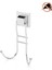 Tekno Tel EF-236 Yapışkanlı Banyo 2 Li Askı Bornozluk Krom 1