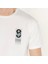 Slimfit Solverse Baskılı Erkek Beyaz T-Shirt 5