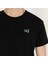 Slimfit Sql El Logo Baskılı Erkek Siyah T-Shirt 5