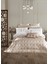 Jakarlı Elyaflı Yatak Örtüsü Takımı - Valentina 1