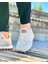 BEİGE AROK LİNEN 0398 HAKİKİ DERİ VE HASIR KETEN ERKEK SNEAKER BEJ 4