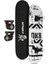Kemik Teker Kaykay Semi-Pro 8 Katman Yüzey Zımparalı Kaymaz Skateboard 80 cm Ok8 1
