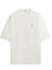 Unisex Regular Fit Nakışlı Ekru T-Shirt 1