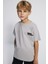 (Kids Boy) Nakışlı Heavy Jersey Oversize Fit T-Shirt 1