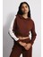Kapüşonlu Dökümlü Crop Sweatshirt 1
