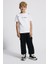 (Kids Boy) Nakışlı Heavy Jersey Oversize Fit T-Shirt 1