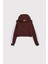 Kapüşonlu Dökümlü Crop Sweatshirt 5