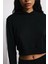 Kapüşonlu Dökümlü Crop Sweatshirt 3