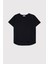 Kısa Kollu Asimetrik Kadın Tshirt 2