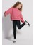 (Kids Girl) Bisiklet Yaka Şardonlu Sweatshirt 1