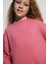 (Kids Girl) Bisiklet Yaka Şardonlu Sweatshirt 2