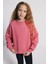 (Kids Girl) Bisiklet Yaka Şardonlu Sweatshirt 4