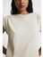 Omuz Pileli Kadın Tshirt 1