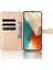 Xiaomi Redmi Not 13 Için Kılıf 5g Deri Cüzdan Kapak Geometrik Desen (Yurt Dışından) 4