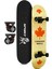 Kemik Teker Kaykay Semi-Pro 8 Katman Yüzey Zımparalı Kaymaz Skateboard 80 cm Canadian Maple 1