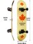 Kemik Teker Kaykay Semi-Pro 8 Katman Yüzey Zımparalı Kaymaz Skateboard 80 cm Canadian Maple 4