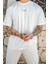 Erkek Cool Nakışlı Regular Bisiklet Yaka T-Shirt 1