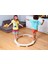8’li Denge Tahtası Yuvarlak Balance Beam | Ahşap Denge Tahtaları |çocuk Eğlence ve Aktivite Oyuncağı 5