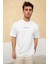 Erkek Ön Yazılı Arka Baskılı Regular Bisiklet Yaka T-Shirt 1