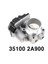 Hyundai Accent Blue I20 I30 Gaz Kelebeği Dizel Mobis 351002A900 1