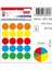 OFC-132 Mix Color Etiket 5li Poşet 1