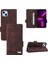 Kart Tutucu Kickstand Deri Folio Flip ile iphone 14 Plus Için Kılıf (Yurt Dışından) 1