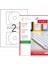 Laser Etiket CD Kod 2116 116MM x 41MM 4