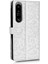 Sony Xperia 1 Iv Manyetik Toka Geometrik Desen Deri Cüzdan Için Kılıf (Yurt Dışından) 3