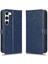 Samsung Galaxy S23 5g Için Geometrik Desen Deri Cüzdan Kapak (Yurt Dışından) 1