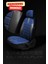 Ford Courier Hususi Hafif Ticari 2014 Aracınıza Uyumlu Koltuk Kılıfı Ticari Mavi Siyah 2