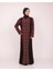Filistin Geometrik Ön Ve Kollar Sanara Nakışlı Geleneksel Filistin Kadın Elbise M-3XL C100029 3