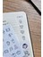4 Parça 129 Adet Şeffaf Ikon Sticker Seti Bullet Journal Ajanda Günlük Planlayıcı Kare Sticker 1