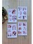 4 Sayfa 23 Adet Sakura Temalı Sticker Seti Sakura Pembe Kız Japon 1