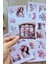 4 Sayfa 23 Adet Sakura Temalı Sticker Seti Sakura Pembe Kız Japon 2