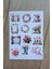 Mona Craftist 2 Sayfa 24 Adet Çiçek Temalı Sticker Çiçek Lale Sakura Kuş Sticker Vintage Sticker 4