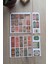33 Adet 4 Parça Scrapbook Sticker Seti Bullet Journal Sticker Vintage Bilet Etiket Sticker 1