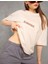 Unisex Amour Detaylı Oversize T-Shirt 1