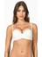 Kadın Ekru Balenli Destekli Straplez Sütyen 1110P 1