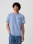Erkek Mavi Gap 1969 Logo T-Shirt 1