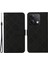 Xiaomi Redmi Note 13 5g Telefon Kılıfı Etnik Stil Baskılı Çiçek Desenli Deri Kapak-Siyah (Yurt Dışından) 1