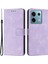 Xiaomi Redmi Note 13 Pro 5g Kılıf Cüzdan Skin-Touch Pu Deri Flip Telefon Kapağı-Mor Için (Yurt Dışından) 1