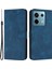 Xiaomi Redmi Note 13 Pro 5g Kılıf Cüzdan Skin-Touch Pu Deri Flip Telefon Kapağı-Mavi Için (Yurt Dışından) 1