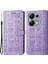 Xiaomi Redmi Note 13 Pro 4g Telefon Kapağı Baskılı Pu Deri Cüzdan Standlı Kılıf-Mor (Yurt Dışından) 1