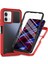 Xiaomi Redmi Note 13 5g Kılıf Pc+Tpu Telefon Kılıfı, Pet Ekran Koruyucu-Kırmızı (Yurt Dışından) 1
