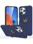 Xiaomi Redmi 12 4g Kılıf Pc + Tpu Kickstand Kapak Cep Telefonu Aksesuarı -Mavi Için (Yurt Dışından) 1