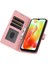 Xiaomi Redmi A3 Cep Telefonu Kılıfları Için Manyetik Toka Deri Stand Kapağı-Pembe (Yurt Dışından) 2