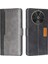 Xiaomi Poco C61 4g Cüzdan Kılıf Çift Renkli Ekleme Deri Telefon Kapak Cep Telefonu Aksesuarları -Siyah + Gri (Yurt Dışından) 1