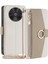 Xiaomi Poco C61 4g Crossbody Kordon Kılıfı Deri Cüzdan Telefon Kapağı Makyaj Aynası-Beyaz (Yurt Dışından) 1