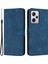 Xiaomi Redmi Note 12 5g(Çin)/(Hindistan)/(Küresel)Kılıf Cilt Dokunuşlu Deri Telefon Kapağı-Mavi (Yurt Dışından) 1